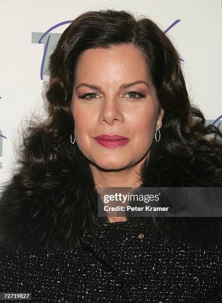 Actress Marcia Gay Harden attends the Tisch School of the arts annual gala benefit at the St. James Theatre December 4, 2006 in New York City.