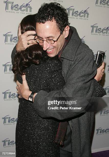 Director Tony Kushner and actress Marcia Gay Harden attend the Tisch School of the arts annual gala benefit at the St. James Theatre December 4, 2006...