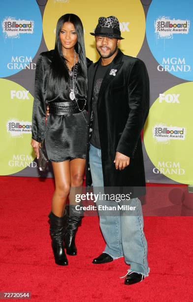 Machiko Harris and actor Rockmond Dunbar arrive at the 2006 Billboard Music Awards at the MGM Grand Garden Arena December 4, 2006 in Las Vegas,...