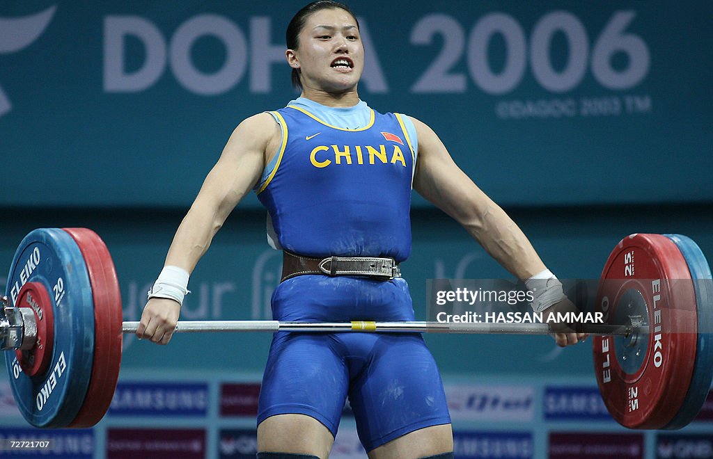 China's world champion Cao Lei competes