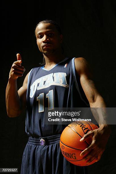 Dee Brown of the Utah Jazz poses for a portrait on September 14, 2006 at the IBM Palisades Executive Conference Center in Palisades, New York. NOTE...