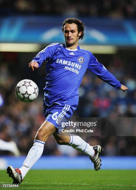 Ricardo Carvalho of Chelsea in action during their UEFA Champions League group A match against Levski Sofia at Stamford Bridge on December 05, 2006...