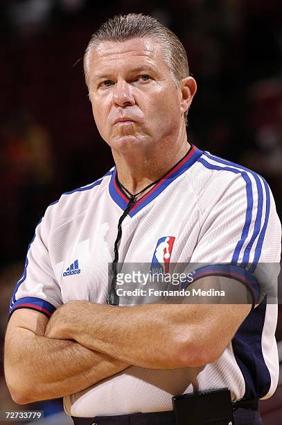 Referee Bob Delaney during the game between the Memphis Grizzlies and the Orlando Magic October 21, 2006 at TD Waterhouse Centre in Orlando, Florida....