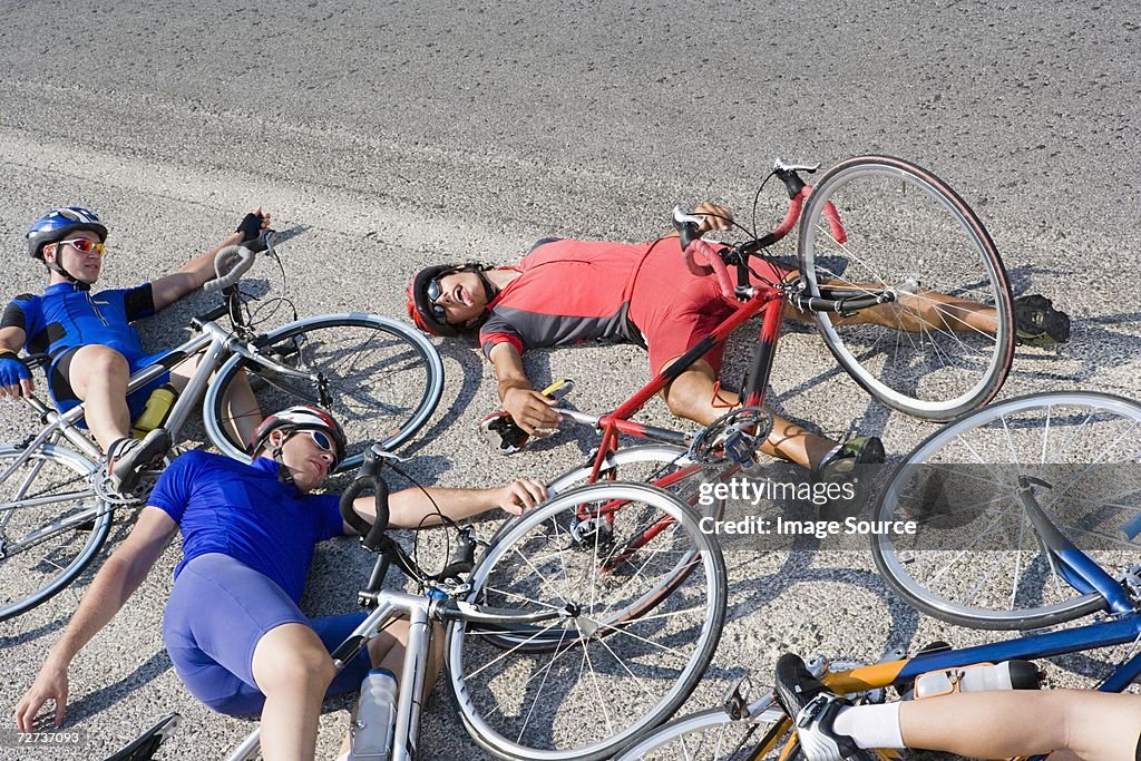 Radfahrer nach Unfall