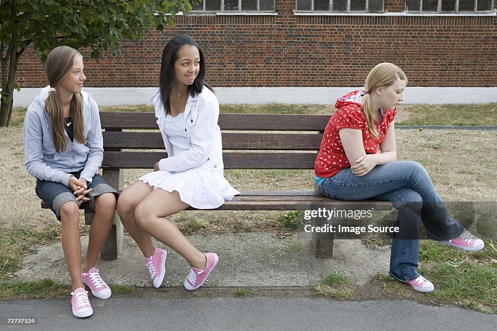 Girl being bullied