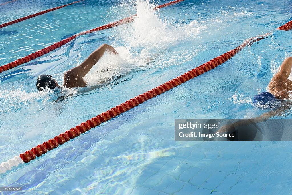 Swimming race