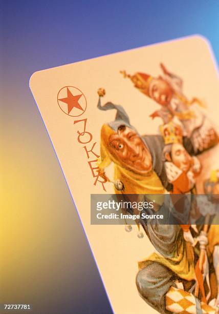 joker - joker card stockfoto's en -beelden
