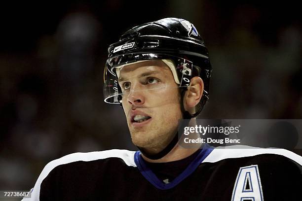 Brad Richards of the Tampa Bay Lightning skates in the first period against the Buffalo Sabres at the St. Pete Times Forum December 5, 2006 in Tampa,...