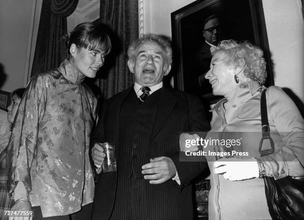 Margaux Hemingway, Norman Mailer and Mary Hemingway circa 1979 in New York City.