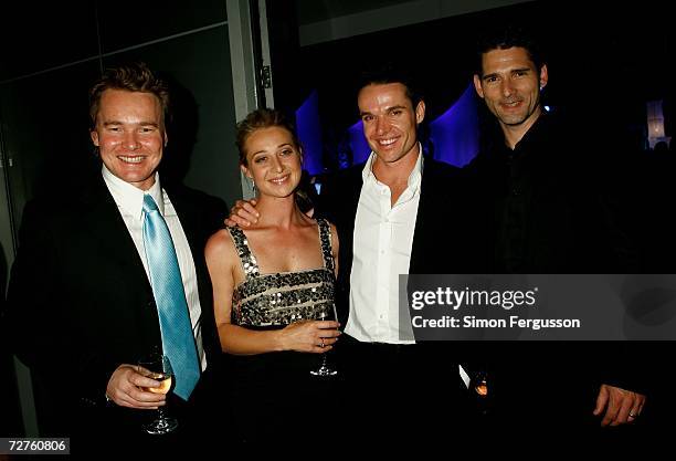 Actor Eric Bana , actress Asher Keddie , Asher's boyfriend and guest attend the after show party following the L'Oreal Paris 2006 AFI Awards at the...