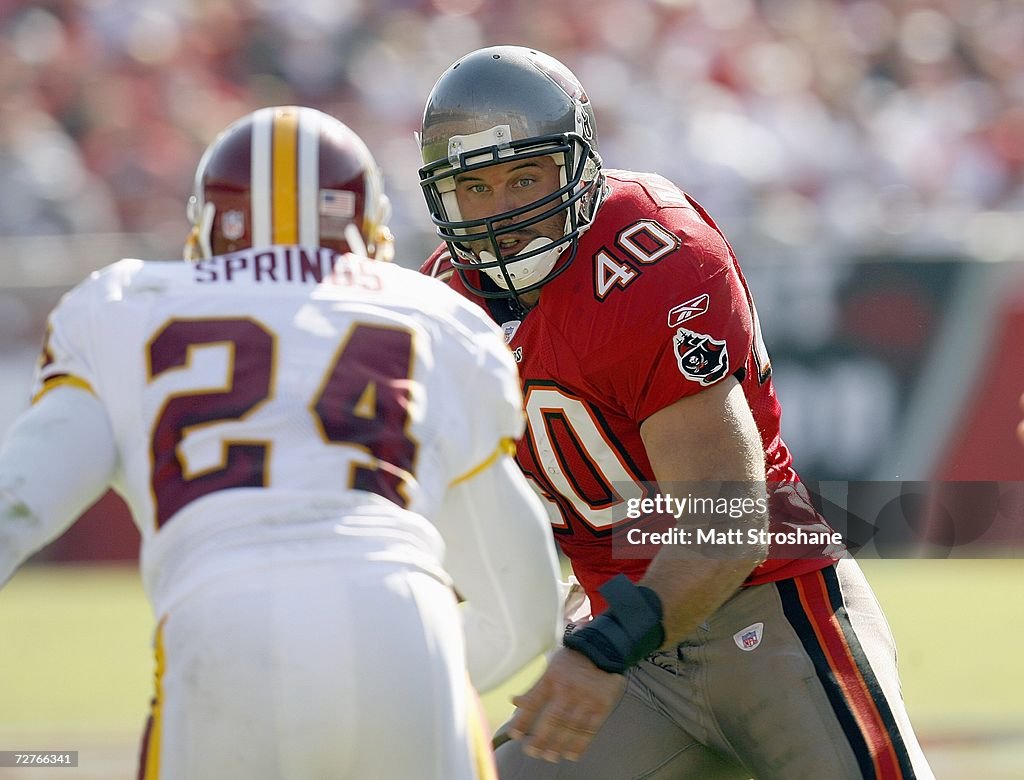 Washington Redskins v Tampa Bay Buccaneers