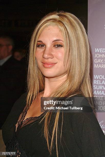 Actress Rebekah Kochan arrives at the world premiere of the new movie "Eating Out 2", held at the Sunset 5 Theater on December 7 in West Hollywood,...