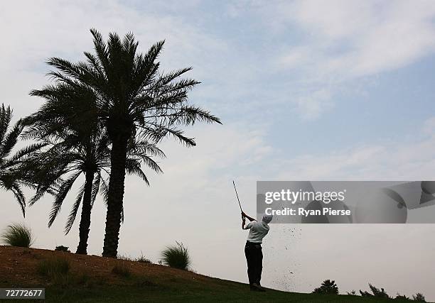 Yuta Ikeda of Japan in action during round one of Men's Golf during day eight of the 15th Asian Games Doha 2006 at Doha Golf Club on December 8, 2006...