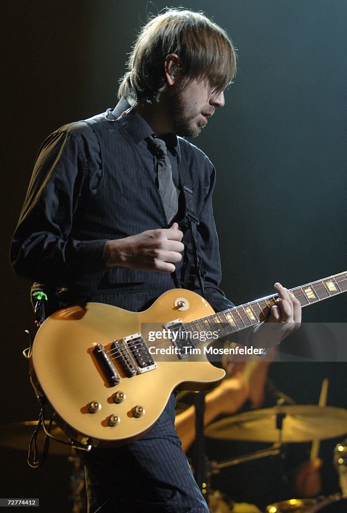 Ed Reyes Singer Ed Reyes of Taking Back Sunday performs as part of