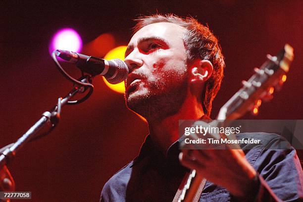 James Russell Mercer and The Shins perform as part of "107.7 KNDD The End, Deck the Hall Ball 2006" at Key Arena in Seattle Center on December 7,...