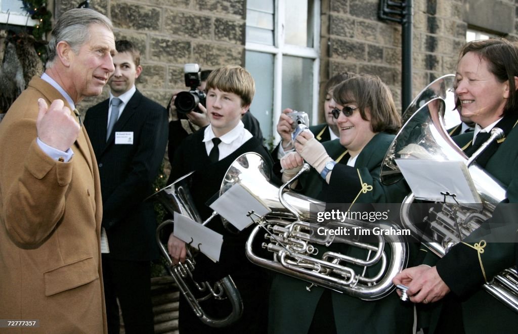 Prince Charles Visits Ashover Village