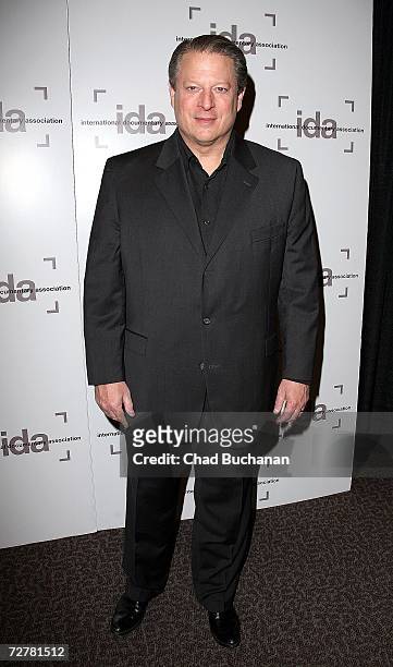 Former Vice President Al Gore attends the 2006 International Documentary Association Achievement Awards gala at the Directors Guild of America on...