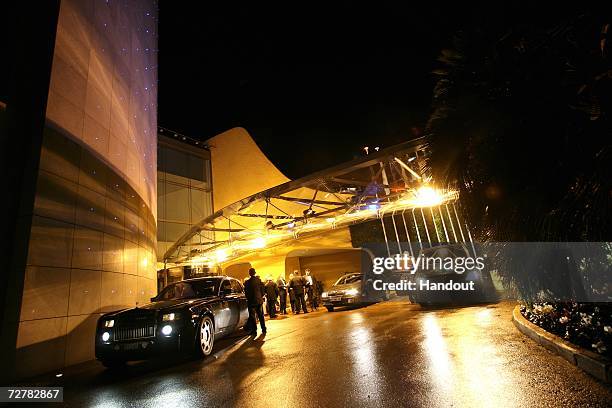 General view of the exterior of the the Salle des Etoiles Sporting Club, host venue to the 2006 FIA Gala Prize Giving Ceremony on December 8, 2006 in...