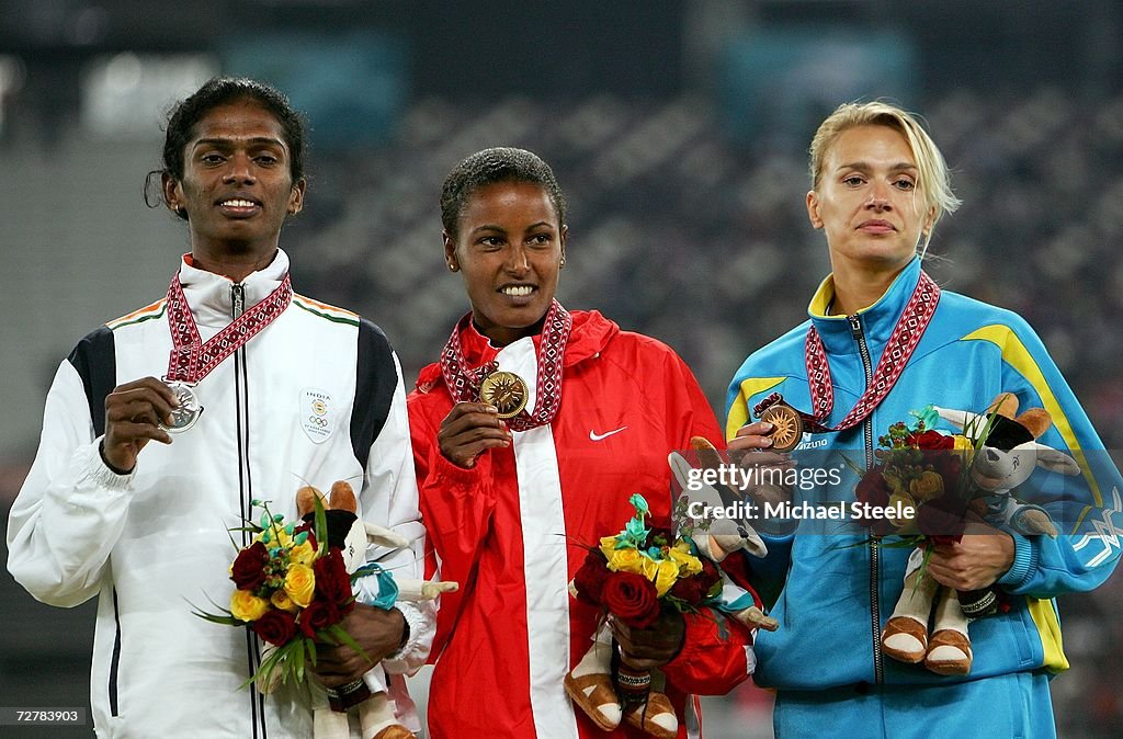 15th Asian Games Doha 2006 - Athletics Women's 800m Medal Ceremony