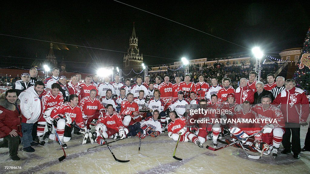 Participant of the charity hockey game W