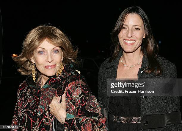 Veronique Peck and Cecilia Peck arrives at the Los Angeles Premiere Of "Inland Empire" held at the LACMA Museum on December 9, 2006 in Los Angeles,...