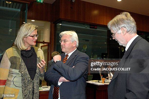 Minister for Foreign Affairs of Austria, Ursula Plassnick , German Minister for Foreign Affairs, Frank-Walter Steinmeier and President of the General...