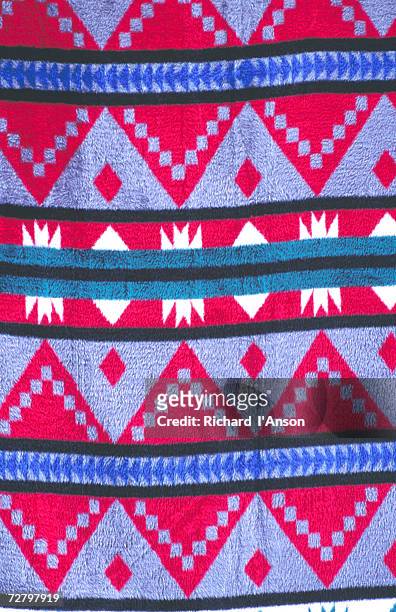 native american indian blanket, sevierville, united states of america - native american culture pattern stock pictures, royalty-free photos & images