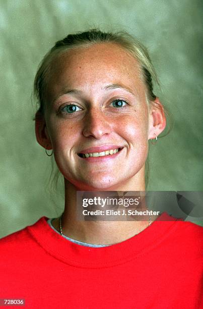 Krista Davey of the Washington Freedom poses for a studio portrait during the WUSA 1st Combine/Draft at the Florida Antlantic University in Boca...