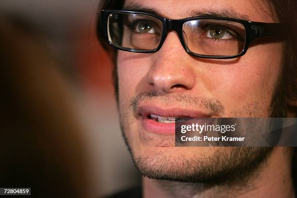 Actor Gael Garcia Bernal attends the second annual gala dinner and concert to benefit Witness which helps promote human rights causes worldwide...