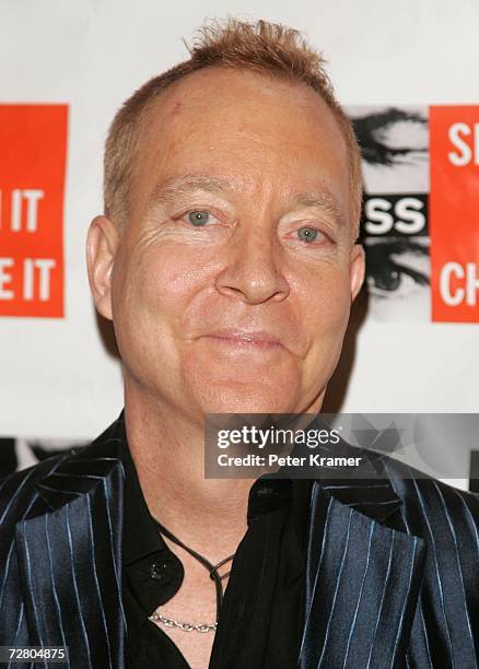 Musician Fred Schneider attends the second annual gala dinner and concert to benefit Witness which helps promote human rights causes worldwide...