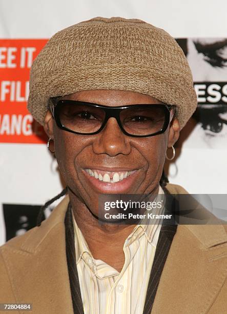 Musician Nile Rodgers attends the second annual gala dinner and concert to benefit Witness which helps promote human rights causes worldwide December...
