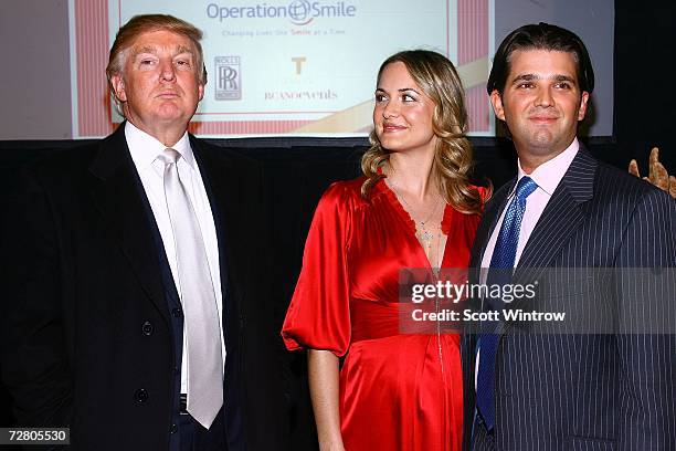 Donald Trump, Vanesssa Trump and Donald Trump Jr. Attend a birthday celebration for Vanessa and Donald Jr. In support of Operation Smile at FAO...