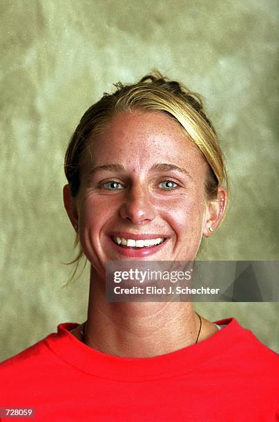 Marci Miller of the Atlanta Beat poses for a studio portrait during the WUSA 1st Combine/Draft at the Florida Antlantic University in Boca Raton,...