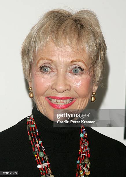 Actress Jane Powell attends a special screening of Miramax Films' Venus at the Museum of Modern Art December 12, 2006 in New York City.