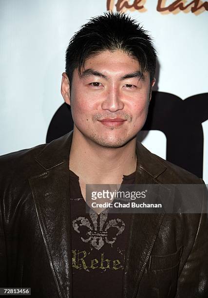 Actor Brian Tee attends MGM's 'Rocky Balboa' pre-release kick-off bash at The Garden of Eden on December 12, 2006 in Los Angeles, California.