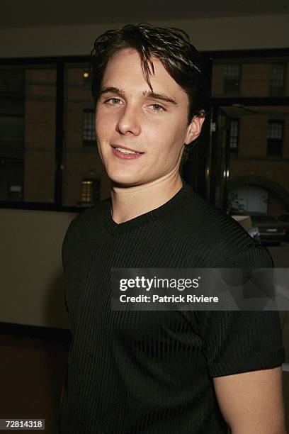 Actor Andrew Supanz attends the Channel Seven Christmas drinks party in Pyrmont on December 13, 2006 in Sydney, Australia.