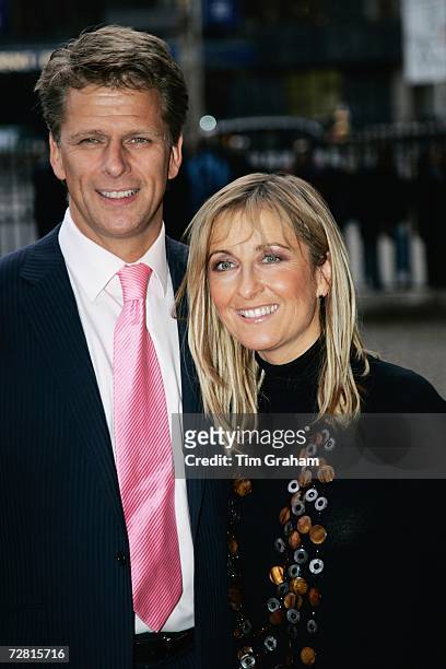 Presenter Andrew Castle and presenter Fiona Phillips attends the Children of Courage Awards at Westminster Abbey on December 13, 2006 in London,...