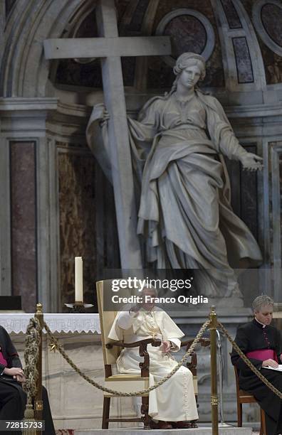 Pope Benedict XVI attends his weekly audience at the Paul VI Hall, December 13 in the Vatican City, Vatican.