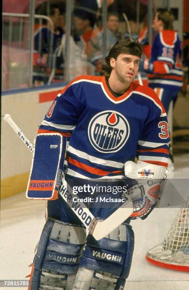 Calix Rivard Canadian professional ice hockey player BIll Ranford, goalie of the ...