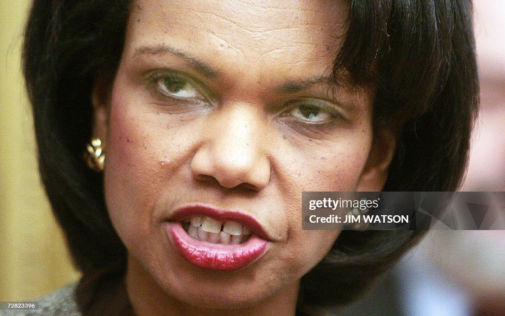 US Secretary of State Condoleezza Rice hosts a State Department... News ...