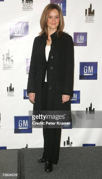 Comedian Samantha Bee attends the New York Women in Film and Television's 26th annual Muse Awards on December 14, 2006 in New York City.