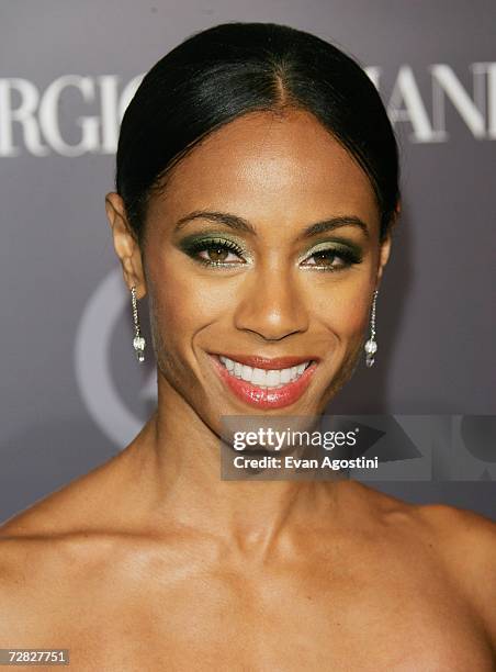 Actress Jada Pinkett Smith attends the Guggenheim Museum's Young Collectors Council 2006 Artist's Ball sponsored by Giorgio Armani at The Solomon R....