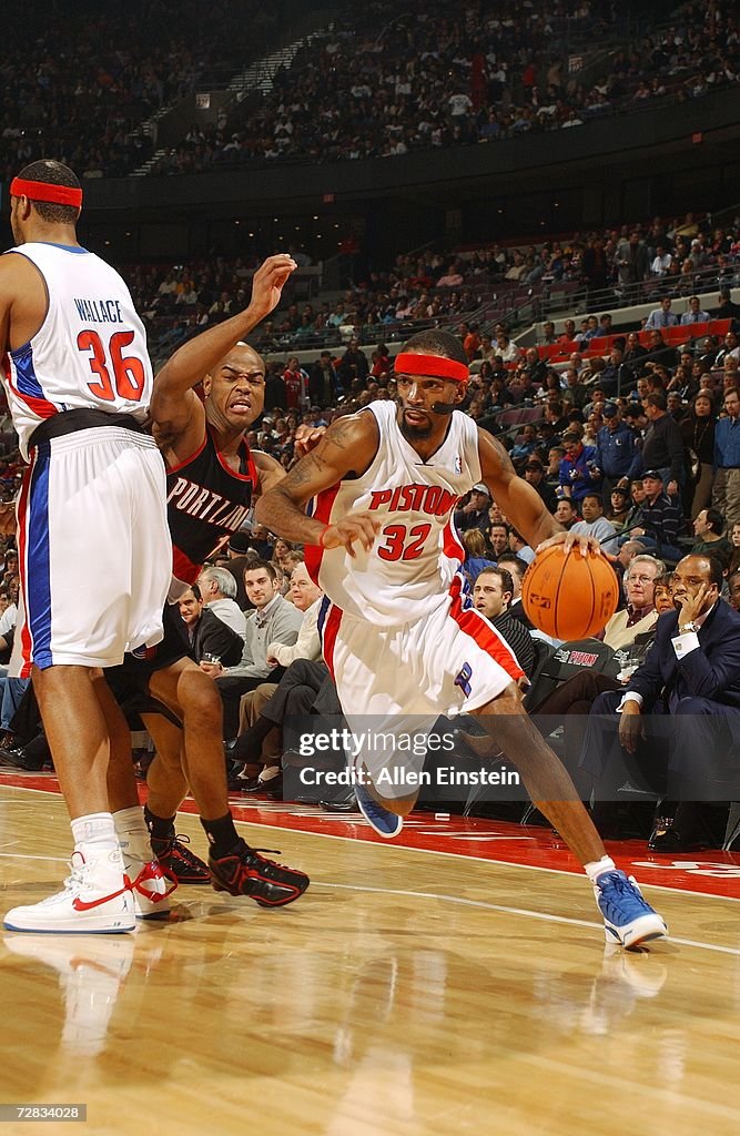 Portland Trail Blazers v Detroit Pistons