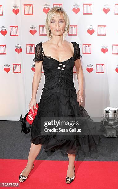 Television hostess Christiane Gerboth attends the Herz fuer Kinder charity gala at Axel Springer Haus December 16, 2006 in Berlin, Germany.