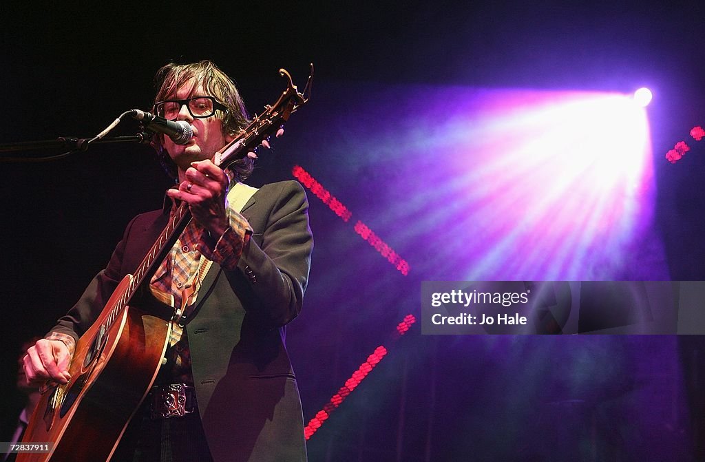 Jarvis Cocker performs at the Roundhouse, Camden, London.
