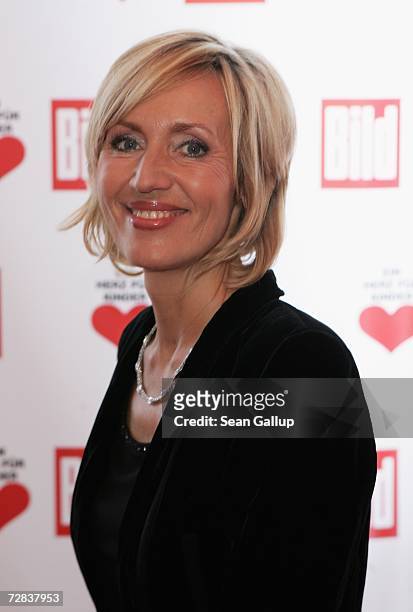 Television hostess Petra Gerster attends the Herz fuer Kinder charity gala at Axel Springer Haus December 16, 2006 in Berlin, Germany.