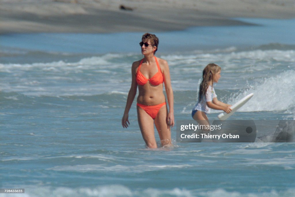 Diana On Beach Holiday