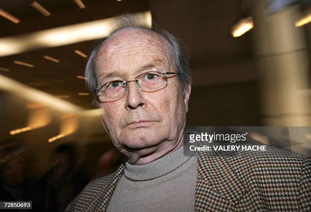 Defendant French Jean-Maurice Agnelet leaves, 19 December 2006, the courthouse of the French Riviera city of Nice. Jean-Maurice Agnelet stands trial...