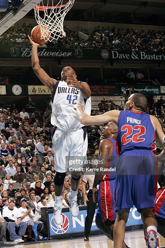 Detroit Pistons v Dallas Mavericks