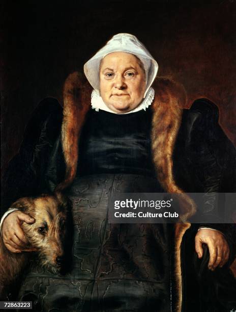 Portrait of an Elderly Woman or, The Falconer's Wife, 1558